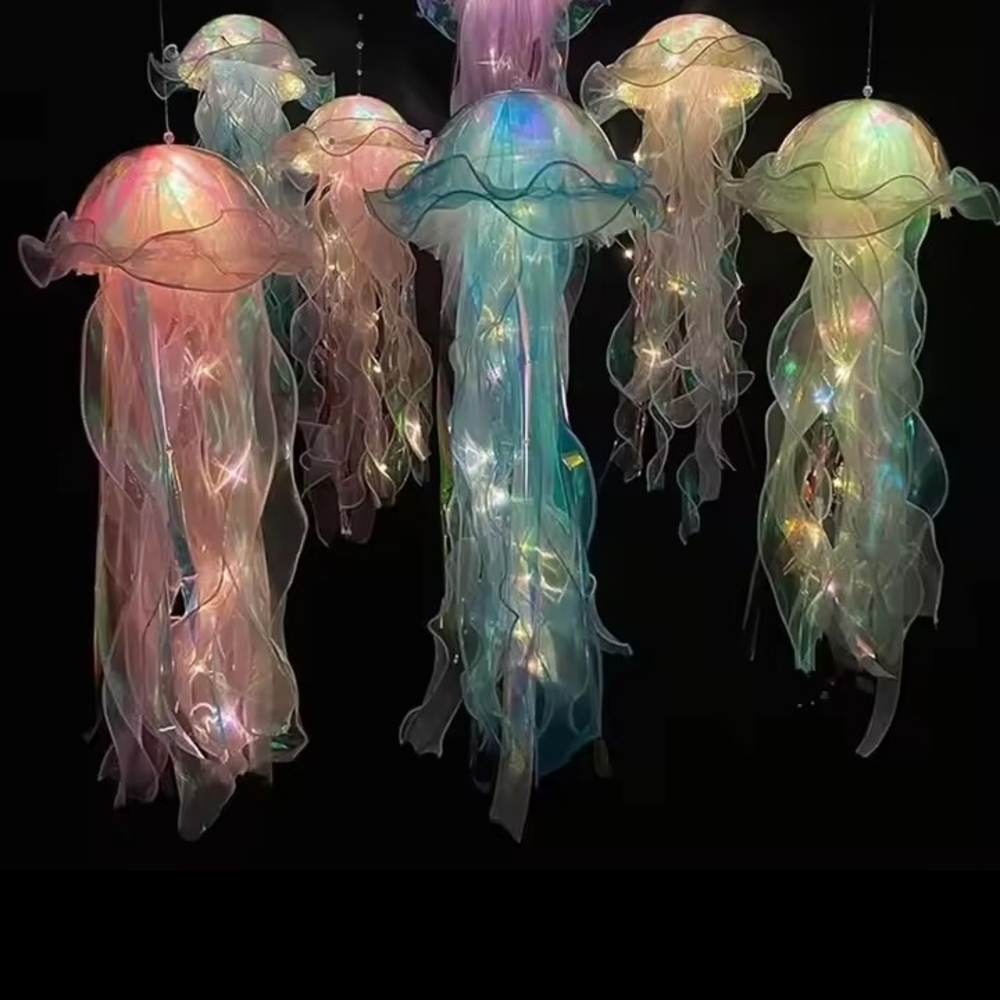 Pre Order Blue Jellyfish Hanging Lights